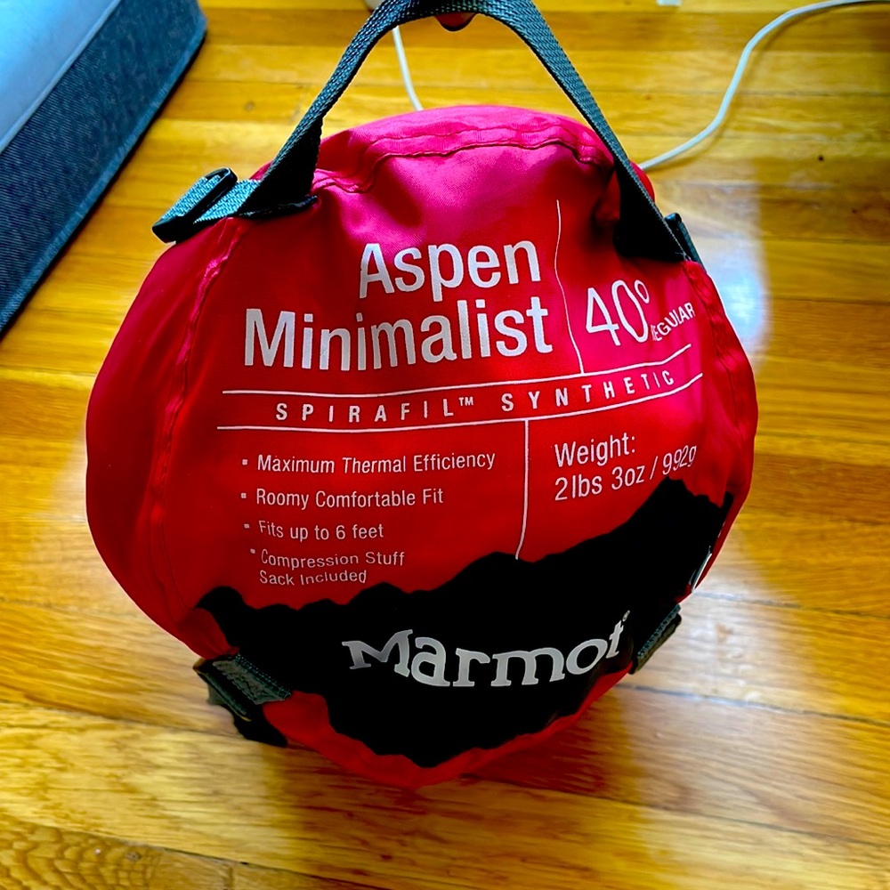 Marmot sleeping bag